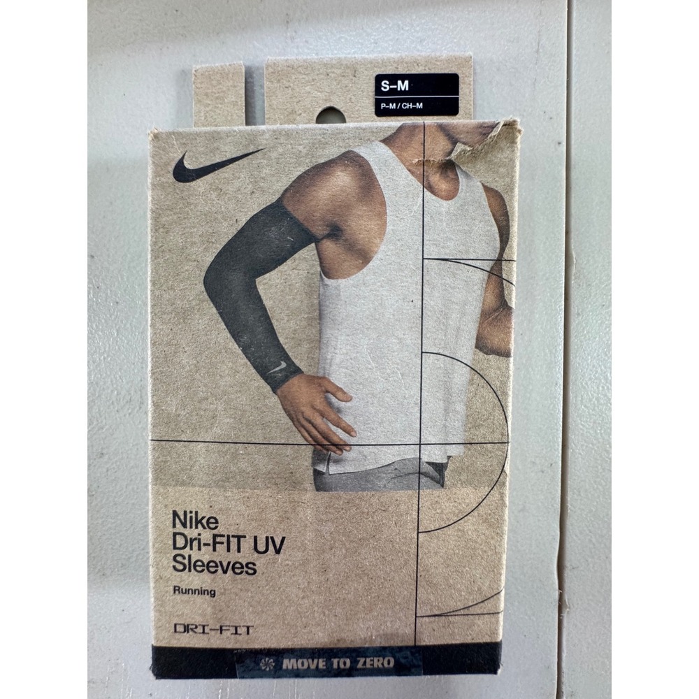 Nike Running Sleeves Black Dri-FIT UV Reflective Swoosh N1004268042SM S-M